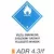 Vízzel érintkezve gyúlékony gázokat fejlesztö anyag ADR 4.3/f