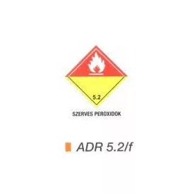 Szerves peroxid ADR 5.2/f