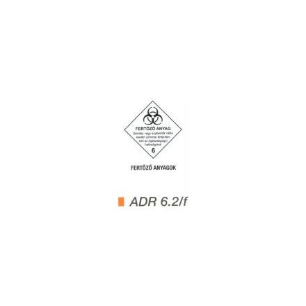 Fertözö anyag ADR 6.2/f