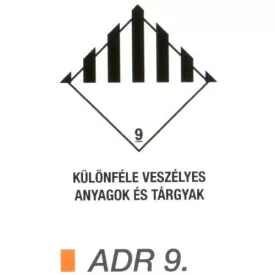 Különféle veszélyes anyagok és tárgyak ADR 9