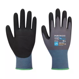   AP65K7RXXL, Portwest NPR Pro nitril hab mártott kesztyű, BkGrey, méret: XXL