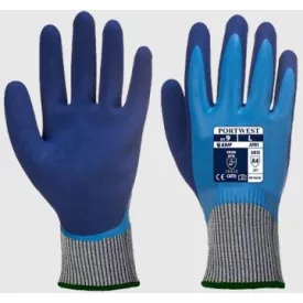   AP81 Portwest Liquid Pro HR Cut vágásbiztos munkavédelmi Kesztyű, habosított latex mártás, vágásbiztosság 4/ANSI A4