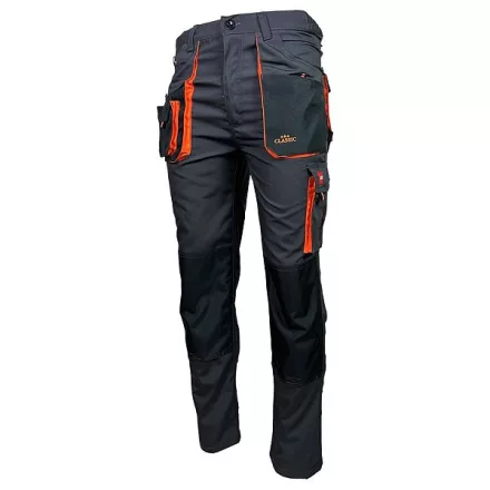 ARTM_Classic_SPD CLASSIC Munkaruha - Derekas Munkásnadrág, szürke/narancs