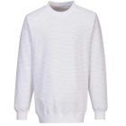 AS24 Portwest Antisztatikus ESD munkavédelmipulóver Világoskék(hemilton),Navy és Fehér színben