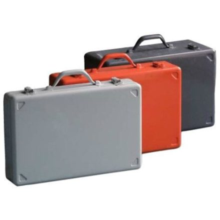 Fém láda csattal, 43x28x9 cm