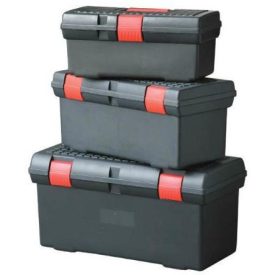   Szerszámtartó doboz, felül nyíló, erős műanyag,51x26x23 cm