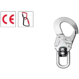   Karabiner, kettős rugós zárral, 100 mm nyílású, könnyűfém ötvözet