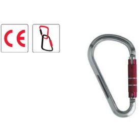   Karabiner, elfordítós, 45 mm nyílású, könnyű alumínium