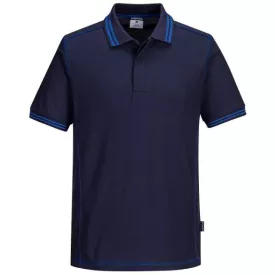   B218 Portwest Essential kéttónusú munkavédelmi pólóing Navy/Royal Kék XXXL