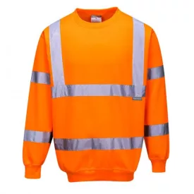   B303ORR4XL, Jól láthatósági pulóver B303, normál fazon, narancs színben