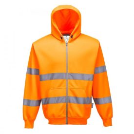   Portwest B305 Hi vis zippzáros munkavédelmi pulóver jólláthatósági/Jólláthatósá