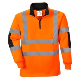   B308ORR4XL, B308-s Portwest, Xenon Rugby pulóver narancssárga színben , méret: 4XL