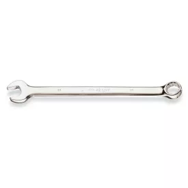 42LMP Hosszú csillag-villáskulcs, fényes krómozott 17x17