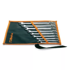   42MP/B9 9 darabos kombinált csavarkulcs-készlet, fényes krómozott (42MP tétel)