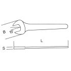 52MQ/6 SZIGETELT  EGYOLDALAS VILLÁSKULCS