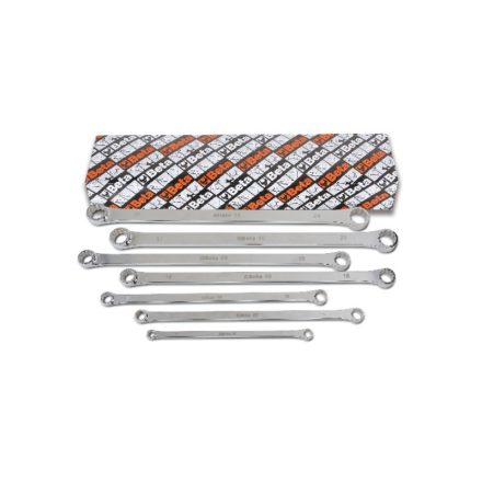 88/S7 7 darabos kettős egyenes extrahosszú sokszögkulcs készlet 