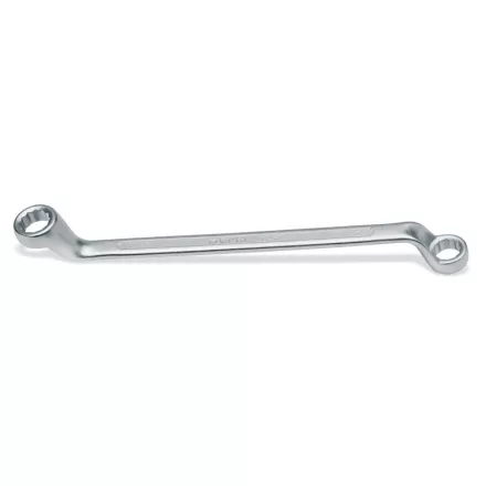 90AS Hajlított csillagkulcs, krómozott 19/32x11/16