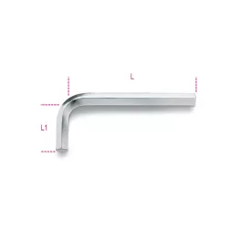 96 4 mm Hajlított imbuszkulcs, krómozott