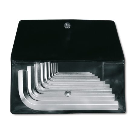 96/B10 10 részes mm Hajlított imbuszkulcs szerszám készlet műanyag dobozban