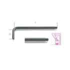 96BP-AS 3/32 mm Hajlított gömbfejű imbuszkulcs, barnított