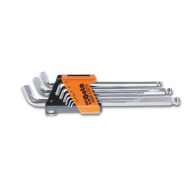   96BPA/SC9 9 darabos 110°-ban mm Hajlított hatlapú gömbfejű imbuszkulcskészlet, extra rövid