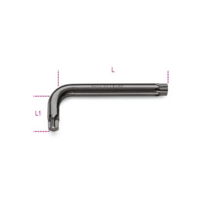 97Tx 10 mm Hajlított Torx® imbuszkulcs, barnított