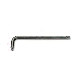 97RTx 09 mm Hajlított Tamper Resistant Torx® imbuszkulcs