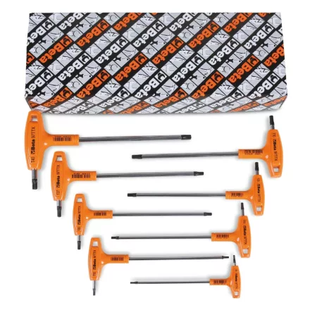 97TTx/S 8 darabos mm Hajlított csavarhúzó készlet markolattal Torx® csavarokhoz 