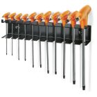 97TTx/SP11 11 részes T-szárú Torx®-imbuszkulcs markolattal szerszám készlet tartóval
