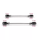 192 Egyenes racsnis csillagkulcs 4 az 1-ben 8x10/12x13