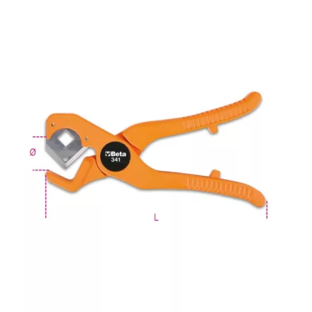 341 Csővágó fogó műanyag csövekhez