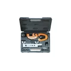 351C Csővágó és peremező készlet, műanyag dobozban