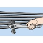 365R 450 Alkatrészkit a 365 modellhez Tartalma: fix pofa; mozgó pofa; állítógyűrű, rögzítő stift