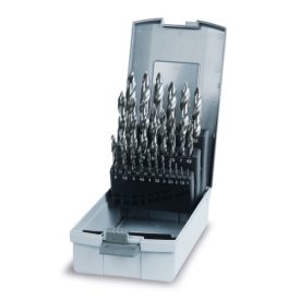   416G/SP25 25 DARABOS HSS FÚRÓFEJ KÉSZLET LÉPCSŐS FÚRÓCSÚCCSAL