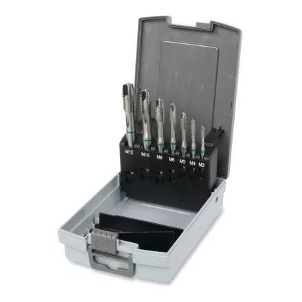 429FP/C7 7 darabos 428FP gépi menetfúró készlet, HSS-CO 5%