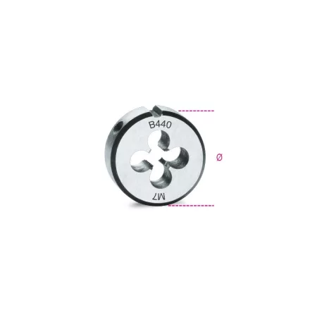 440 3 Menetmetsző, metrikus normál menet, krómacélból