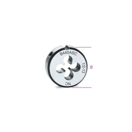 440ASC 7/8 Menetmetsző, UNC menet, krómacélból