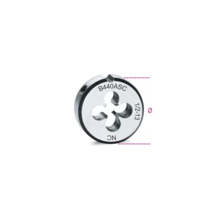 440ASC 1" Menetmetsző, UNC menet, krómacélból