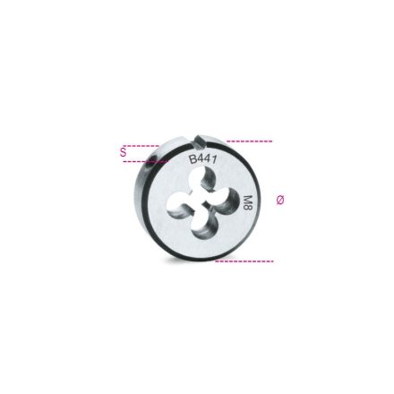 441 6X0,75 Menetmetsző, metrikus finom menet, krómacélból