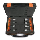 451/C8 8 darabos koronafúró készlet, HSS, köszörült