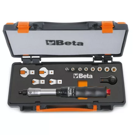 671B/C10 1 nyomatékkulcs 604B/10, 1 irányváltós racsni, 8 hatlapú-dugókulcs és 4 villáskulcs