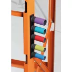 720LC/PM5 5 DARABOS GÉPI DUGÓKULCS KÉSZLET KERÉKANYÁKHOZ SZÍNES POLIMER BETÉTEKKEL, 1/2" MÁGNESES TARTÓSÍNEN