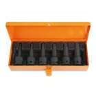 720XZN/C6 6 gépi dugókulcs XZN® csavarokhoz, barnított, fémdobozban