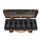 728ME/C6 6 db gépi dugókulcs hatlapfejű csavarokhoz fémdobozban merev hőformált tálcában