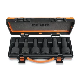   728ME/C6 6 db gépi dugókulcs hatlapfejű csavarokhoz fémdobozban merev hőformált tálcában