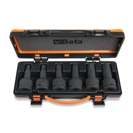 728ME/C6 6 db gépi dugókulcs hatlapfejű csavarokhoz fémdobozban merev hőformált tálcában