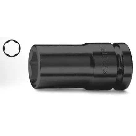 729LS 22 Hosszú könnyített 1"-os gépi Dugókulcs, foszfátozott