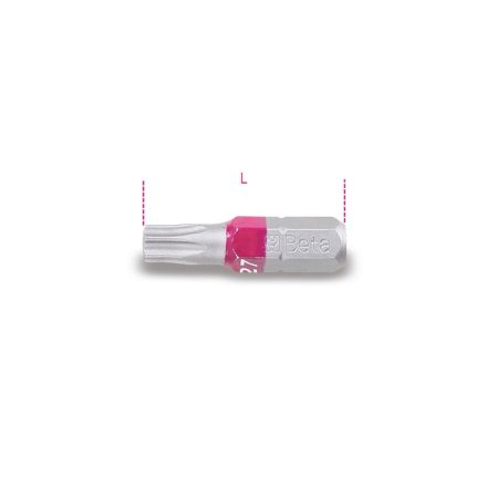 860RTx 30 Színes csavarhúzóbetét Tamper Resistant Torx®-csavarokhoz