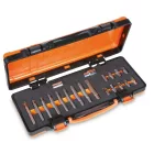 867/C20 18 RIBE® betétből álló készlet 10 mm hatlapfejű csatlakozóval és 2 tartozékkal lágy hőformázott tálcán és lemezdobozban