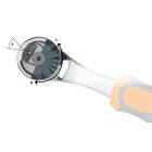 900/55Z 1/4” irányváltós racsni, krómozott